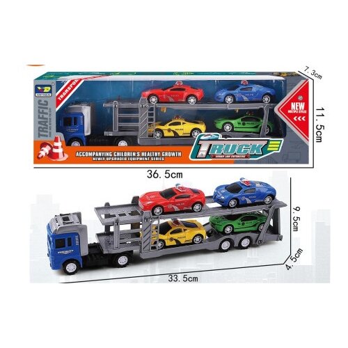  Set za igru - kamion + 4 autića ( 478545/1 ) Slike