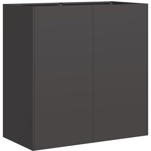 Maison Chic Cvetlični Lonec - Cvetlično korito Black 80x40x80 cm Hladno valjano jeklo, (21789681) Cene