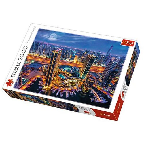 Trefl puzzle slagalica lights of dubai 2000 kom (27094) Slike