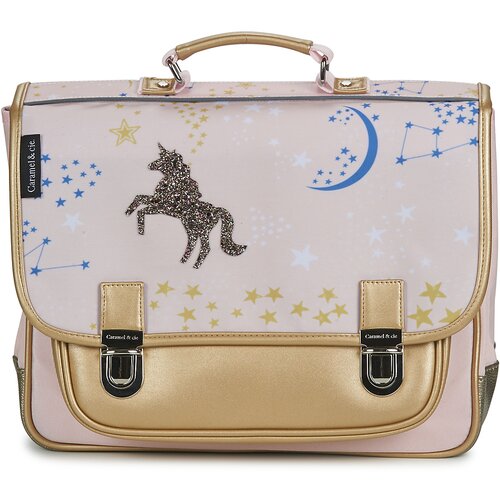 Caramel Cie &amp;Scaron;olska torba CARTABLE 38 CM CONSTELLATION Rožnata Slike