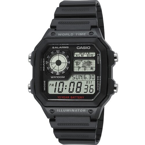 Casio Mu&amp;scaron;ki sat AE-1200WH-1A crni Slike