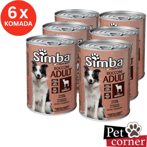 Simba za pse jagnjetina 415g, pakovanje 6 kom Slike
