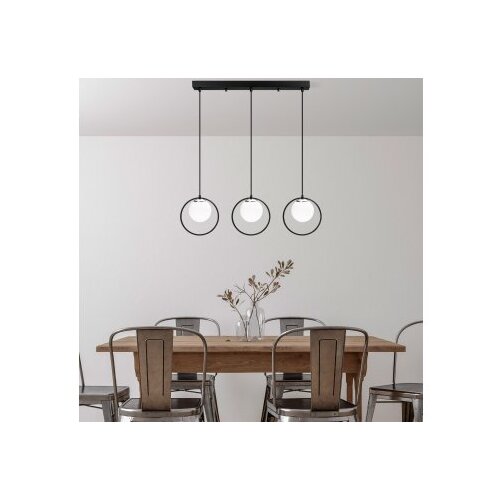 Opviq Luster Dolunay-7056, 96x15x126cm, IP20, Bijelo-crna Cene