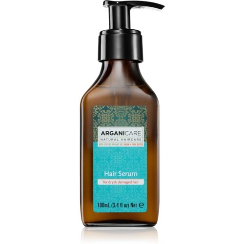 Arganicare Argan Oil &amp;amp; Shea Butter Hair Serum krepilni serum za suhe in po&amp;scaron;kodovane lase 100 ml Slike