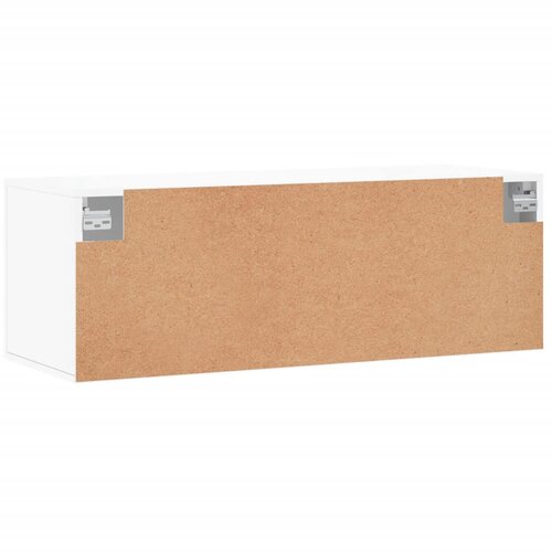  Zidni ormarić bijeli 100 x 36,5 x 35 cm od konstruiranog drva Slike