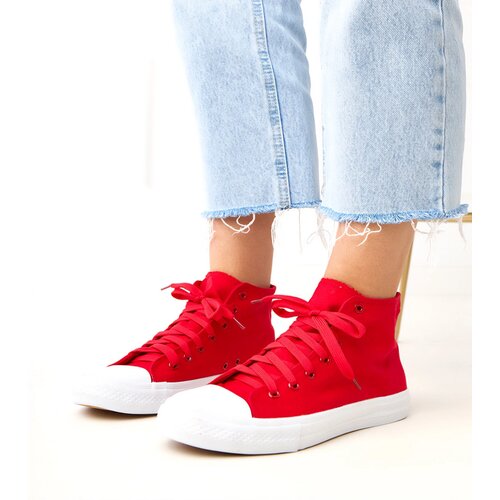  Red High-top Sneakers Ghanem Cene