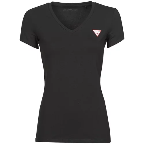 Guess ss vn mini triangle tee crna