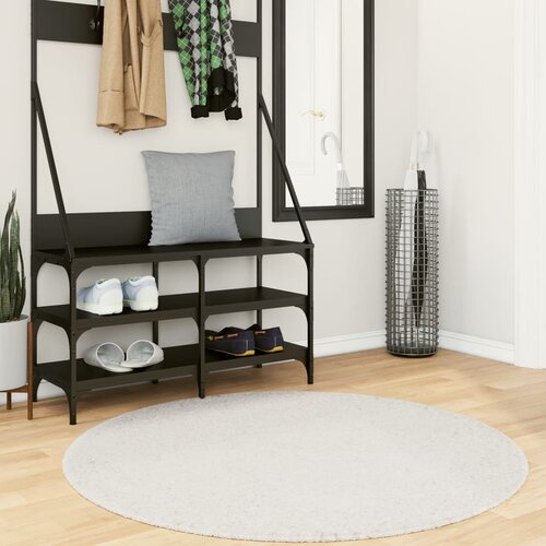 VidaXL Tepih OVIEDO kratkih vlakana krem &amp;Oslash; 100 cm Slike