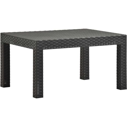 VidaXL Vrtni stol antracit 58 x 58 x 41 cm PP ratan Slike