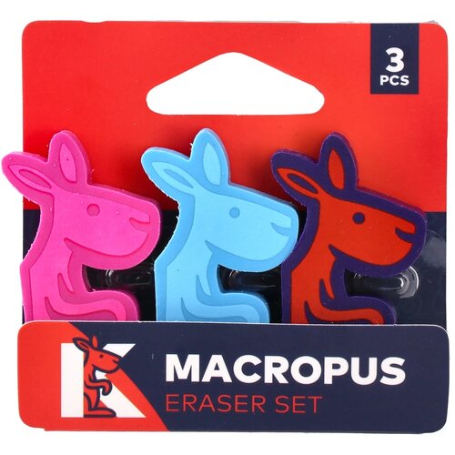 Kengur Macropus, set gumica, 3pcs Cene