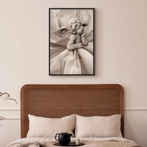  Slika - Love Thoughts (1 Part) Vertical 80x120 U crnom drvenom okviru Slike