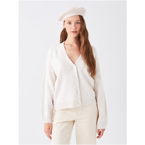 LC Waikiki V-Neck Plain Long Sleeve Women's Knitwear Cardigan Slike