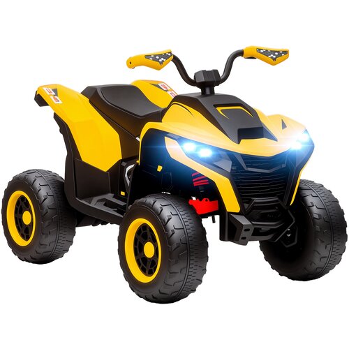 AIYAPLAY Električni &scaron;tirikolesnik za otroke, 12V električni otro&scaron;ki &scaron;tirikolesnik z 2 motorjema, 3&ndash;6 km/h, rumen, (5000238613) Cene