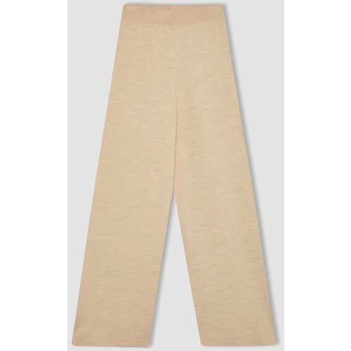 Defacto straight Fit Wide Leg Knitwear Trousers Slike