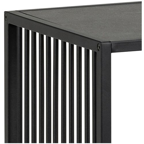Actona Crna biblioteka u kamenom dekoru 120x83 cm Strington &amp;ndash; Slike