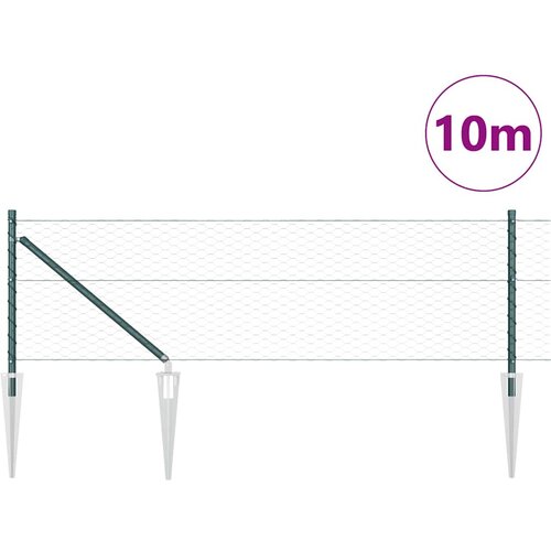  Heksagonalna ograda s stubom 10 x 0,6 m Čelik premazan PVC-om Cijene
