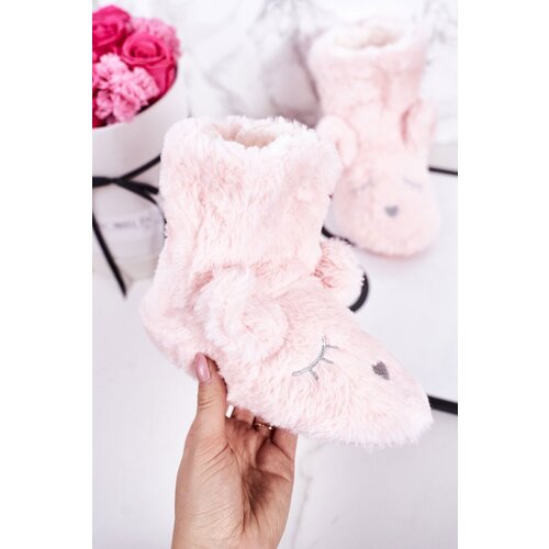 Boto Children's Insulated Home Slippers Light Pink Sleepyhead Cene