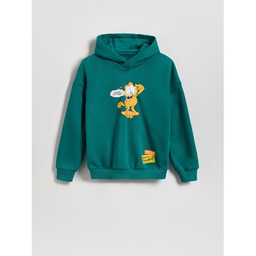 Reserved Majica Garfield - lisnatozeleno Cene