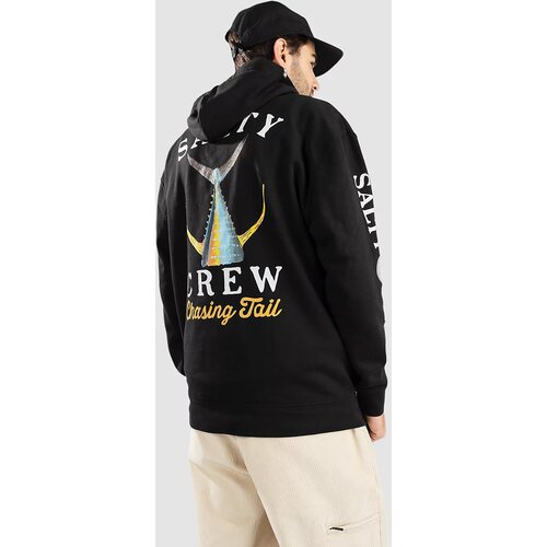 Salty Crew Tailed Pulover s kapuco black Cene