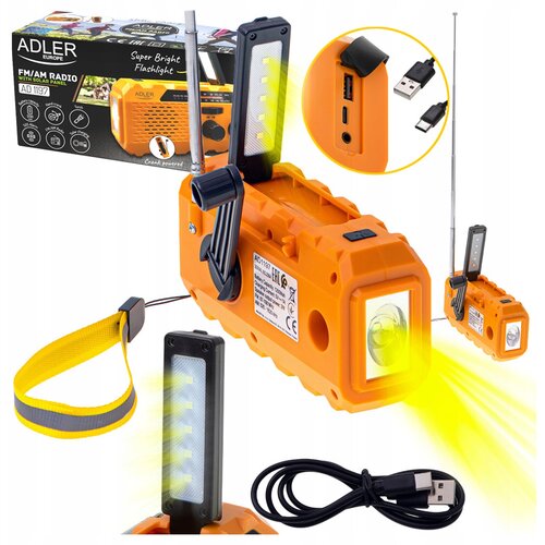 Pohodniški aku. 1200mAh solarni FM radio na dinamo LED powerbank SOS Cene