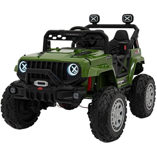  Off-road, auto na akumulator, zeleni Slike