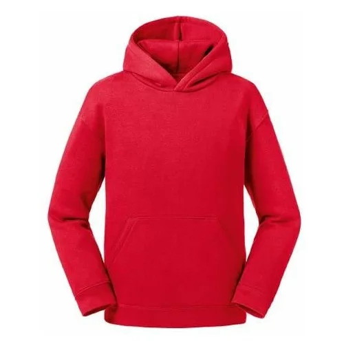 RUSSELL Red Authentic Hooded Sweatshirt for Children