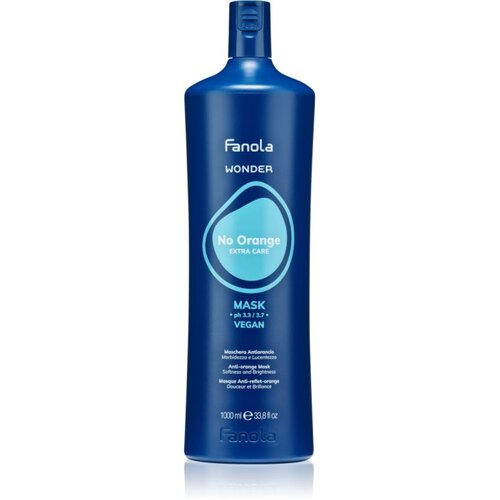 Fanola Wonder No Orange Extra Care Mask neutralizirajuća maska za smeđe nijanse 1000 ml Slike