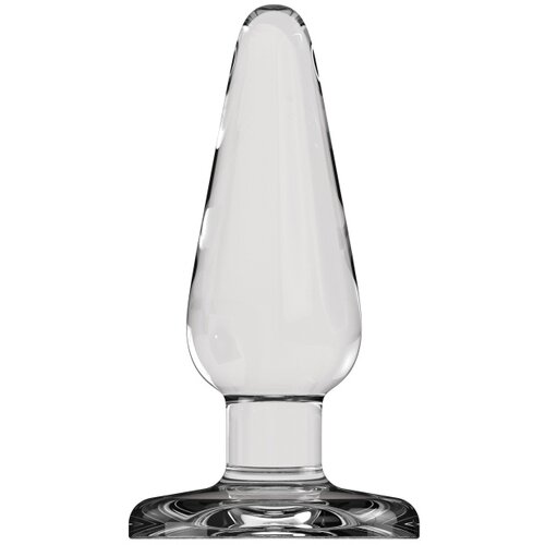 Plug &amp;amp; Play Butt Plug Basic 3 Inch Glass Slike