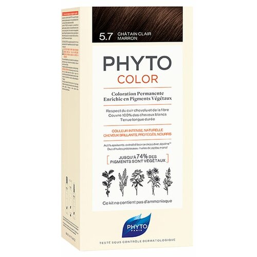 phytocolor 5.7 chatain clair m farba za kosu Slike