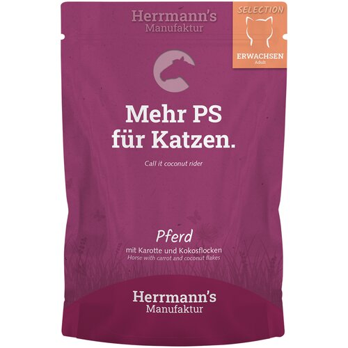 Herrmanns Varčno pakiranje Herrmann's Selection 40 x 100 g - Konj z eko korenjem in eko kokosovimi kosmiči Cene