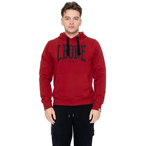 Leone 1947 Flis Man Hoody Big Logo Bordo Slike