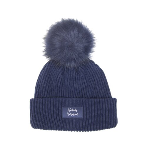 Kentucky Horsewear Kapa s krznenim cofom - navy Slike