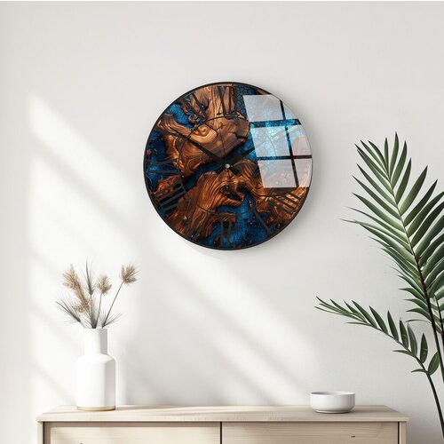 Wallity Dekorativni zidni sat Huhu332, 40x40 cm Slike