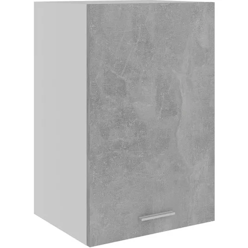  Viseča omarica betonsko siva 39,5x31x60 cm iverna plošča