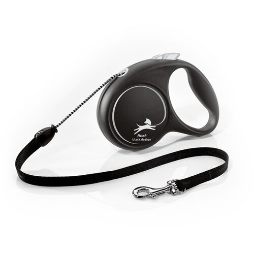 Flexi Black Design S Cord 5m - Sivi Cene