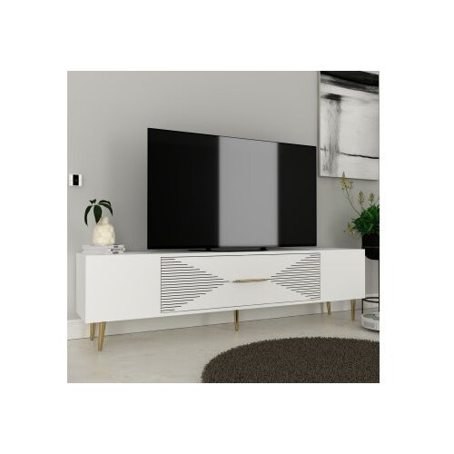 Hanah home TV komoda Dekol1, 150x48,2x29,6 cm, Bijela Cene