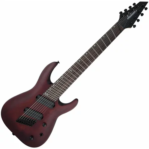Jackson X Series Dinky Arch Top DKAF8 IL Črna-Stained Mahogany
