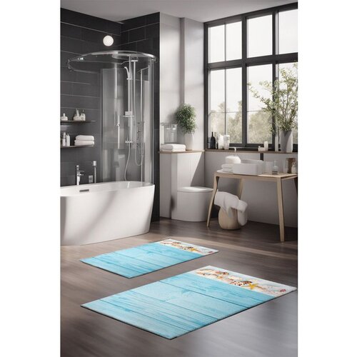  CT-5215 multicolor bathmat set (2 pieces) Cene