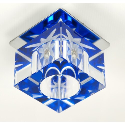 Candellux SK-47 ch/blu-t G4 konstantno usmerena svetiljka kristal 20W G4 kocka okruglo plava Cene