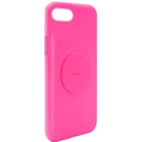 Puro &amp;Scaron;koljka za Apple Iphone 6 / 7 / 8 / Se / Se 2022 Silikonska serija Icon s kovinsko plo&amp;scaron;?o, Fuksija, (21373494) Slike