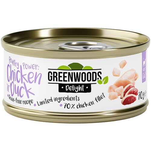 Greenwoods Delight piščančji file z raco 24 x 70 g Cene