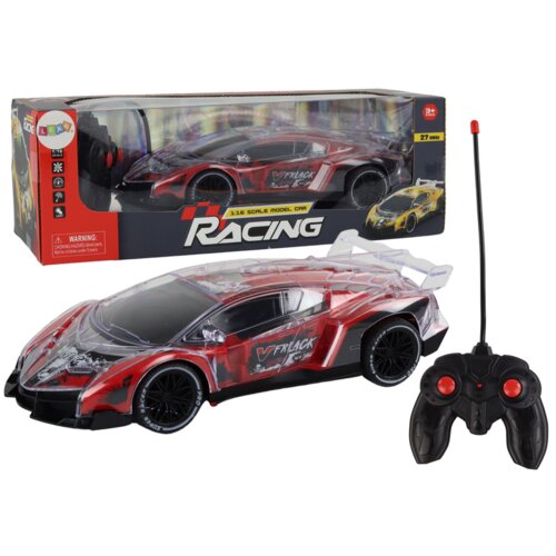 Rc sportski automobil na daljinsko upravljanje, crvena svjetla u mjerilu 1:16 Cijene