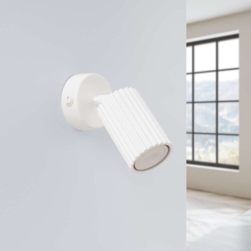  Sollux SL.1541 - Zidna spot svetiljka KARBON 1xGU10/10W/230V, bela Slike