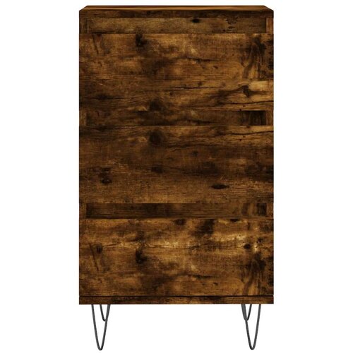  Komoda boja dimljenog hrasta 40 x 35 x 70 cm konstruirano drvo Slike