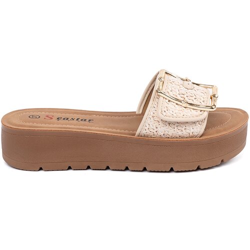 SEASTAR Flip-flops decorated with a gold buckle Cijene