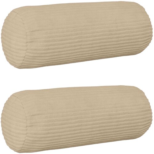  Presvlaka za jastuk 2 pcs HEERLEN Sivosmeđa Ø 15 x 40 cm Kord Cene