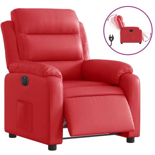 Maison Chic Električni naslanjač - Relax naslanjač rdeče umetno usnje, (22061229) Cene