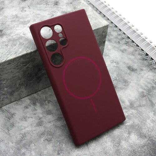  Maska FLEX MagSafe za Samsung S928B Galaxy S24 Ultra 5G/ bordo Cene