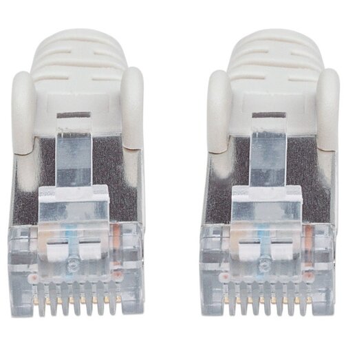 Intellinet 733229 RJ45 omrežni kabel\, Patch kabel CAT 6 S/FTP 1.00 m siva pozlačeni konektorji 1 kos, (20419268) Cene
