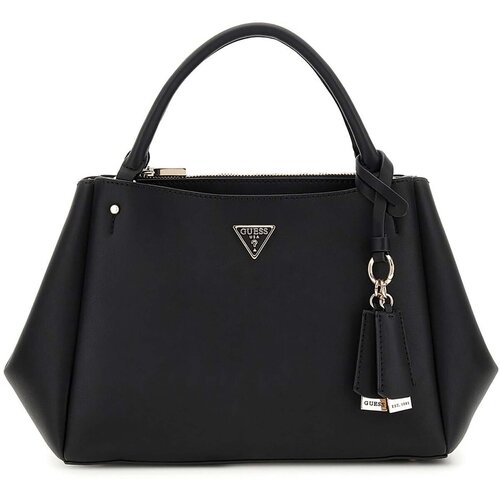 Guess Ročne torbice Talent Multi Comp Satchel Črna Slike
